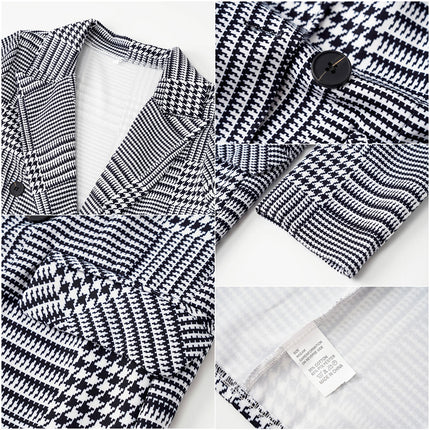 Women’s Double Breasted Trench Blazer Long Sleeve Office Jacket