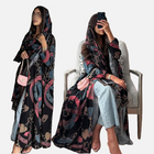 Modest Open Abaya Set for Women | Chiffon Dubai Islamic Dress