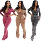 Women Vintage Cotton Crop Jacket & Pants Set | Fall Winter 2-Piece