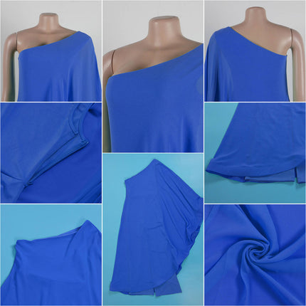 Women One Shoulder Sleeveless Stretchy Chic Casual Jumpsuit