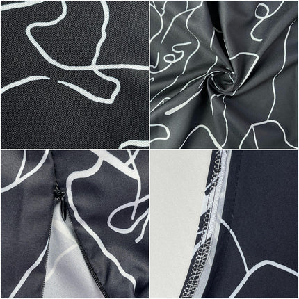 Printed Wide Leg Summer Jumpsuit for Women High Waist Halter Lace-Up