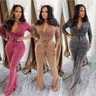 Women Vintage Cotton Crop Jacket & Pants Set | Fall Winter 2-Piece