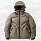 Men's Winter Techwear Puffer Jacket Hooded Tactical Down Coat