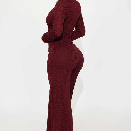 Women’s Patchwork Jacket & Pants Set Elegant 2 Piece Outfit 2026