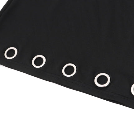 Women’s Y2K 2 Piece Summer Set Stretch Crop Top & Mini Skirt Outfit