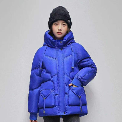 Green Hooded Duck Down Jacket for Women and Men Winter Coat