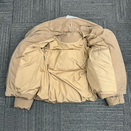 Women's Khaki Winter Down Coat Warm Puffer Jacket Custom Fit