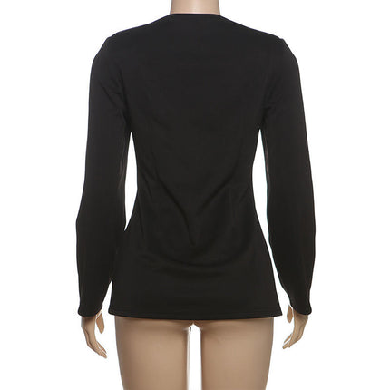 Women's V Neck Long Sleeve Lace Single Breasted Winter Office Blazer Jacket