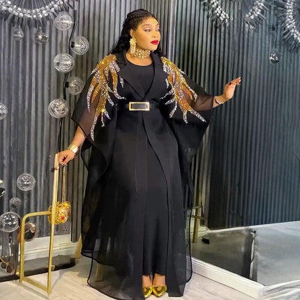 Elegant Sleeveless Evening Gown with Side Split | Women’s Party Dress