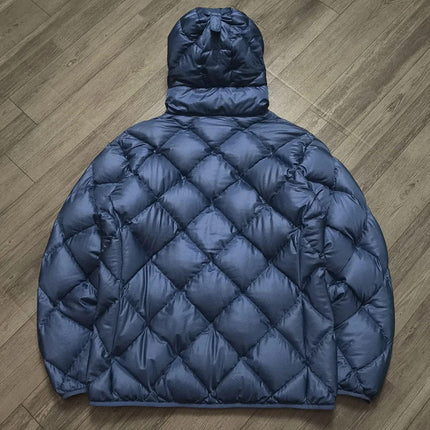 Men’s Quilted Down Puffer Jacket White Duck Down Winter Coat OEM