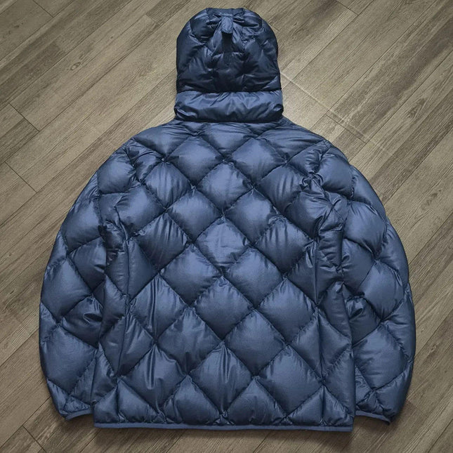 Men’s Quilted Down Puffer Jacket White Duck Down Winter Coat OEM