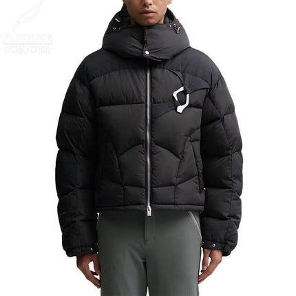 Men’s Winter Puffer Down Jacket Quilted Warm Insulated Hooded Coat