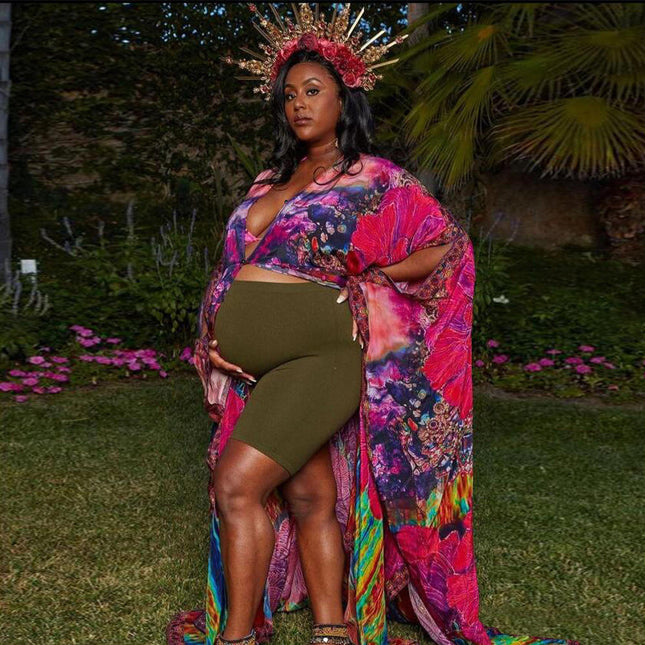 Vintage V-Neck Chiffon Maxi Dress Coat for Women | Casual Long