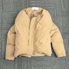 Women's Khaki Winter Down Coat Warm Puffer Jacket Custom Fit