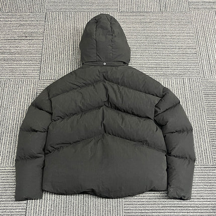 Men's Black Puffer Jacket 700 Fill Duck Down Hooded Winter Coat