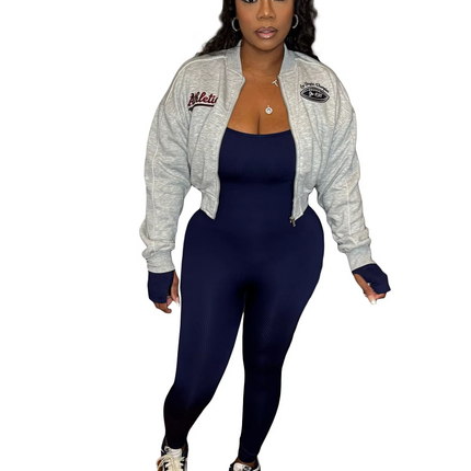 Women’s Winter Printed Fleece Sweatshirt with Stand Collar Casual Fit