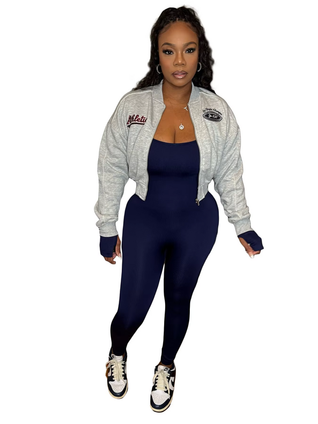 Women’s Winter Printed Fleece Sweatshirt with Stand Collar Casual Fit