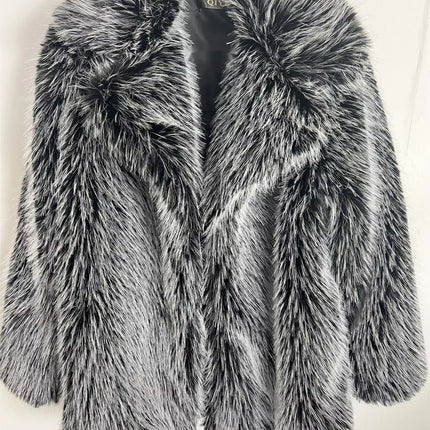 Women’s Faux Fur Winter Coat | Elegant Plush Warm Jacket Outerwear