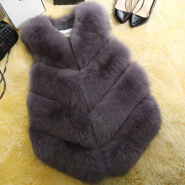 Women’s Faux Fur Vest Winter Waistcoat for Girls and Women | Warm & Stylish