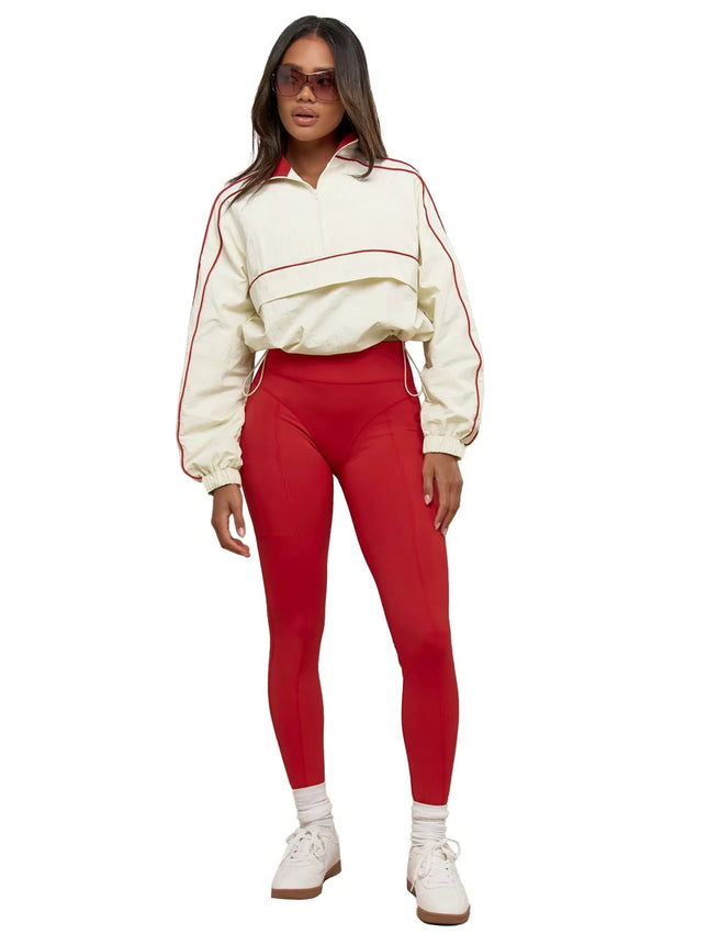 Women’s Breathable Knit 2 Piece Set Crop Top and Ankle Leggings