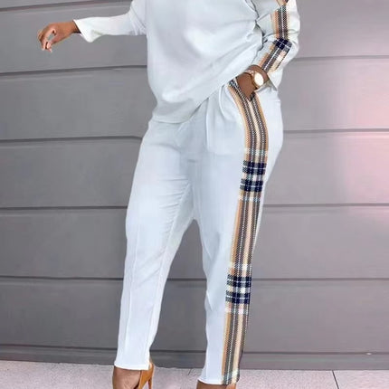 Women’s Cotton 2 Piece Jogger Set Long Sleeve Casual Lounge Outfit