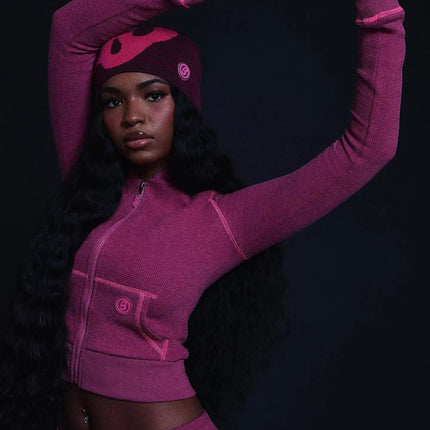 Autumn 2025 Women's Loose Hooded Cardigan Set with Zipper & Matching Trousers