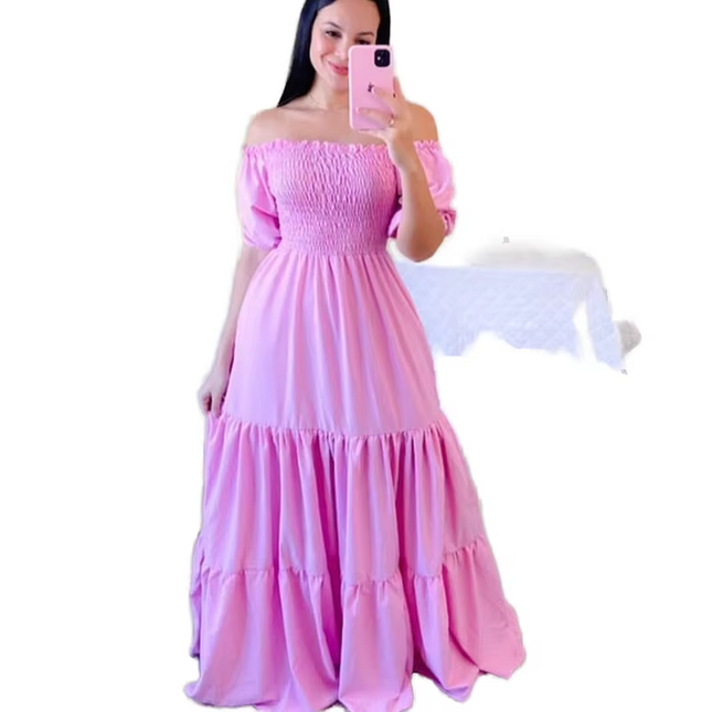 Women’s One-Shoulder Floral Maxi Dress | Elegant Summer Long Dress