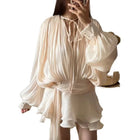 Chic Lace Spliced Two Piece Summer Set for Women Loose Fit Casual Wear