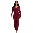 Women’s Casual Wide Leg Pants Set High Waist Breathable Swing Collar