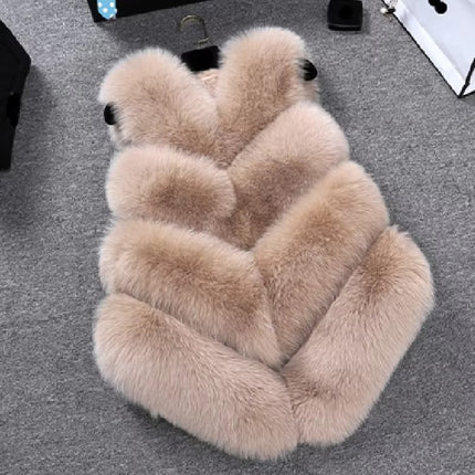 Women’s Faux Fur Vest Winter Waistcoat for Girls and Women | Warm & Stylish